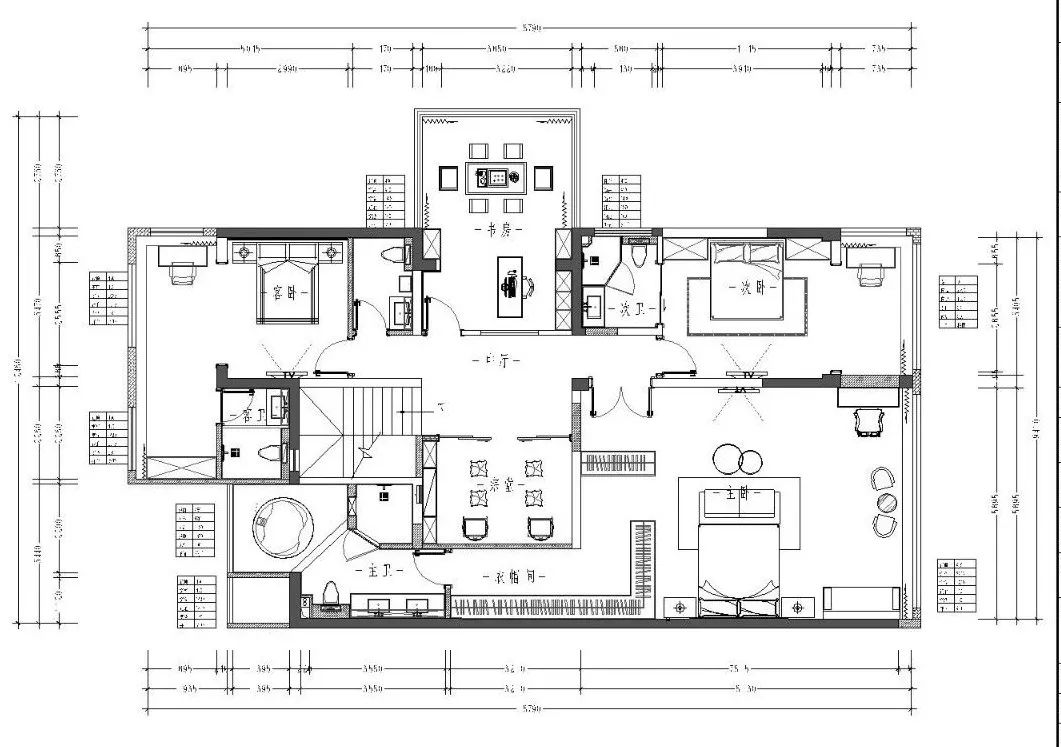 新中式别墅设计,武登高打造 460㎡优雅奢华空间-13