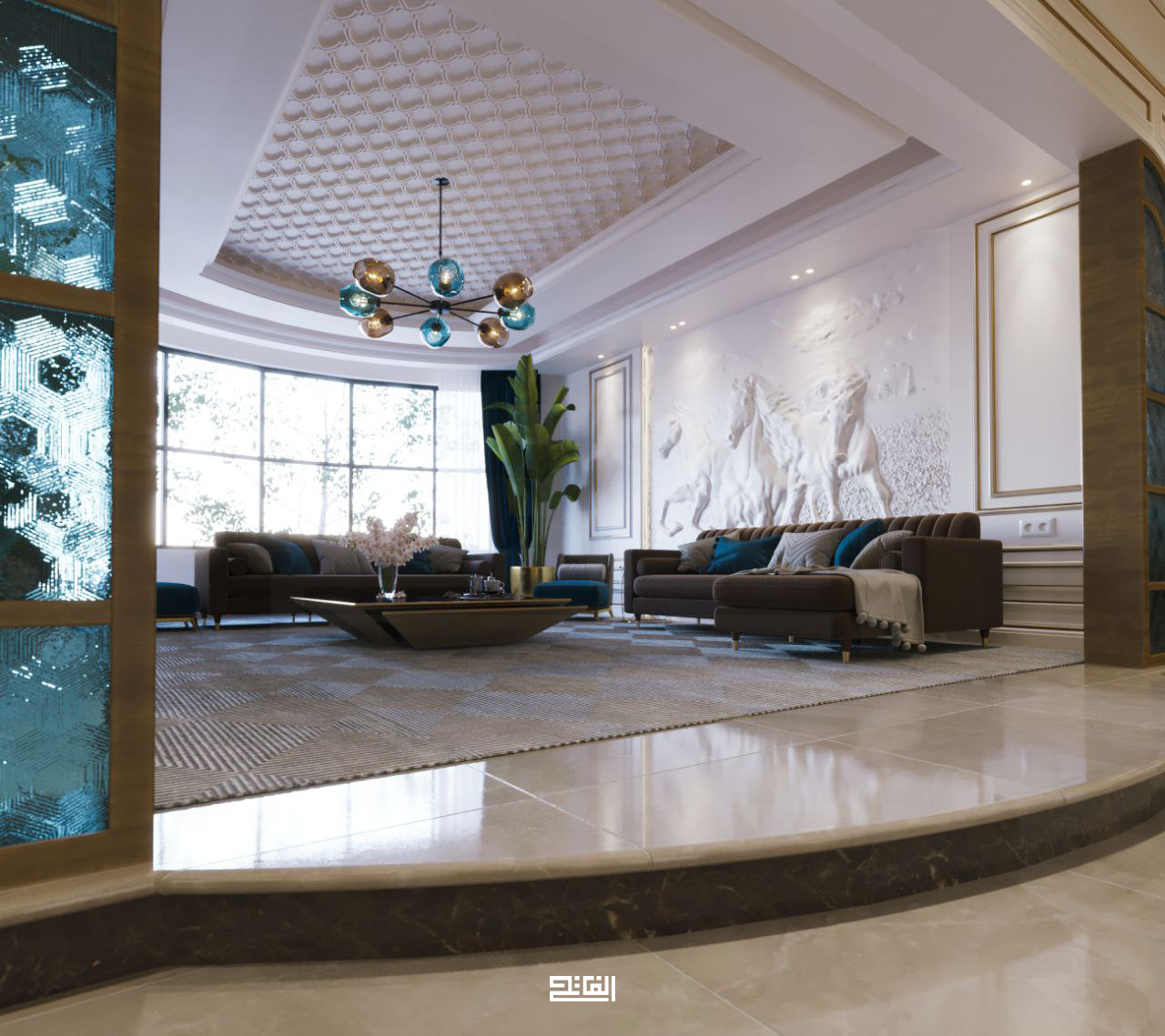 Turquoise Villa 别墅设计丨也门萨那丨Alfatih Architect-11