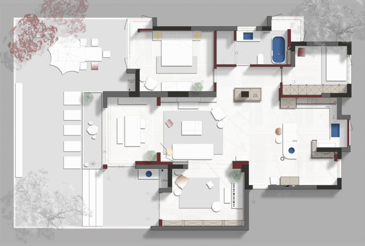 历久弥新,凝萃自然与匠心的南洋晚风丨赫设计-71