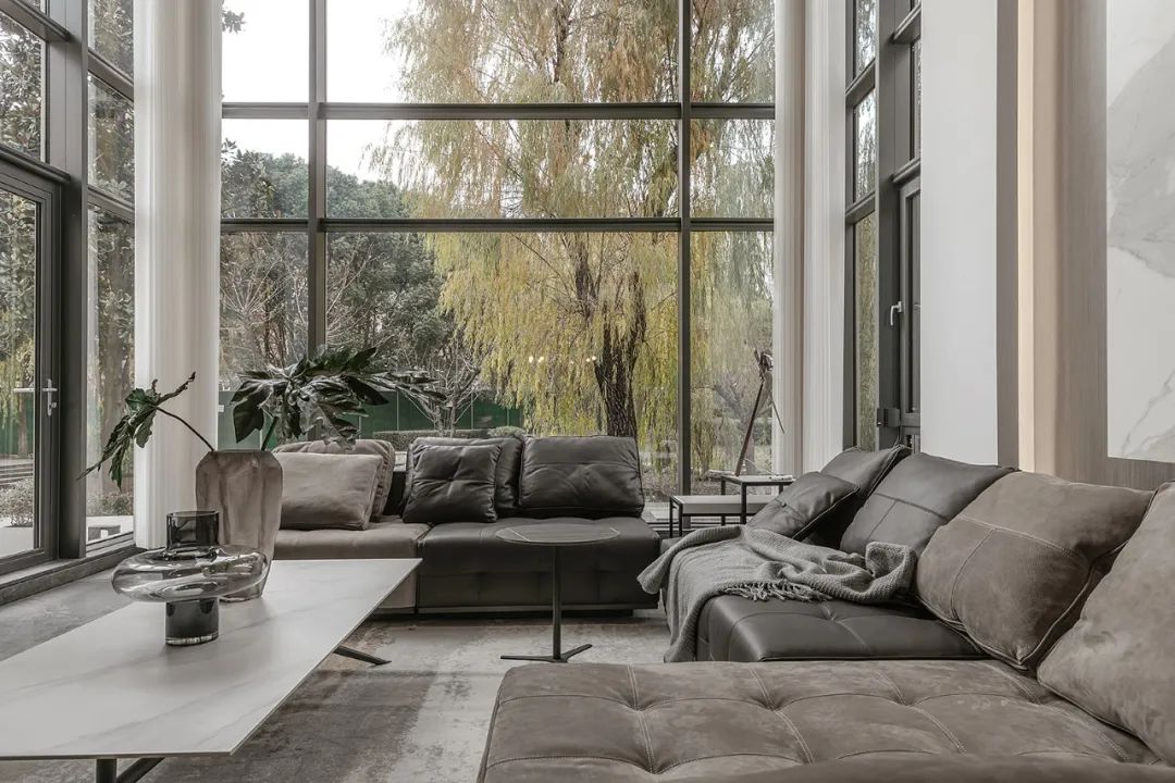 苏州 400㎡暖灰大宅丨中国苏州丨杰 ME 空间设计-6