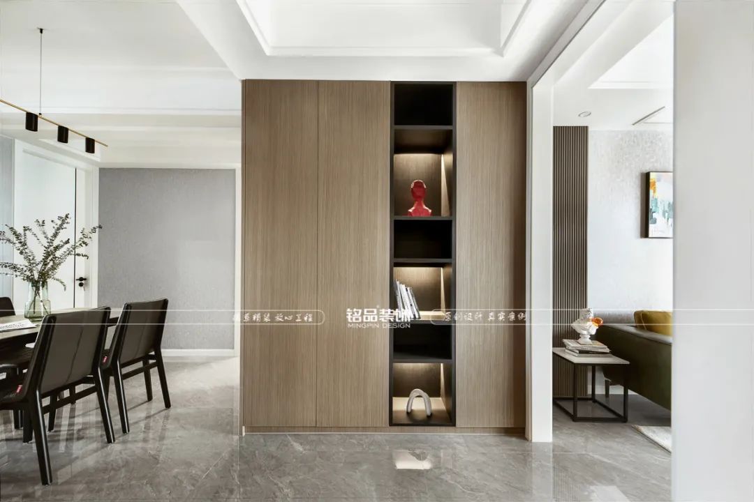 奶油色现代大宅丨铭品装饰-24