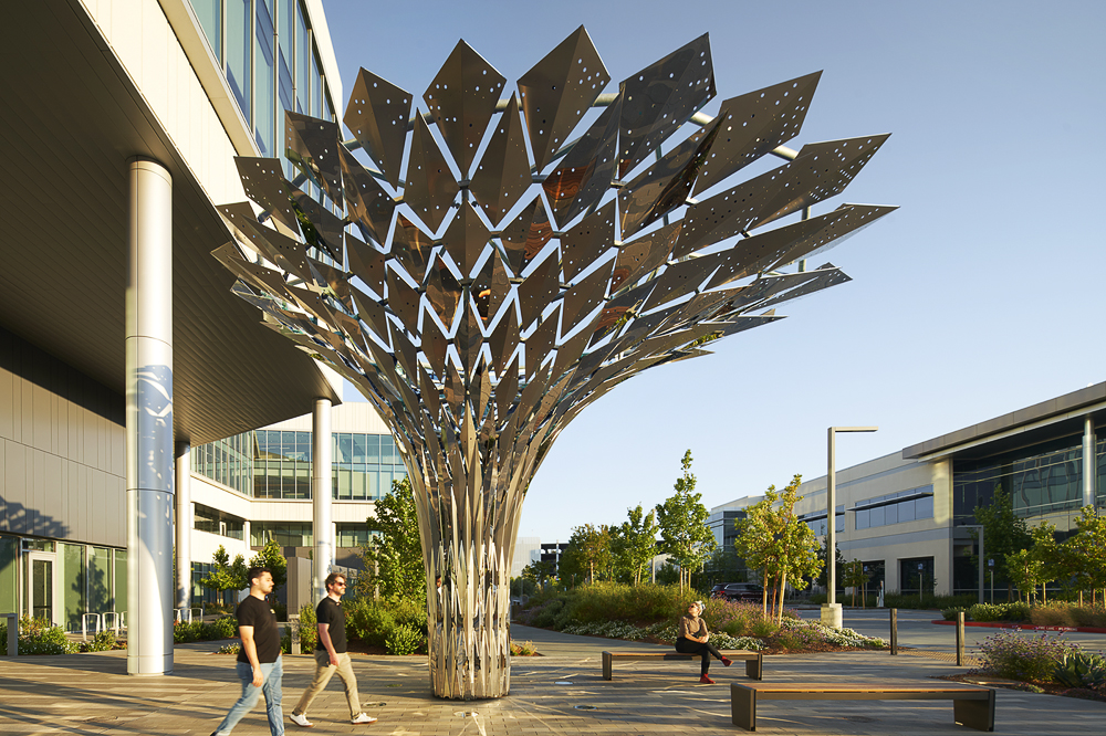 "Cosmos | Intuitive Surgical 校园的动态遮阳艺术装置"-8