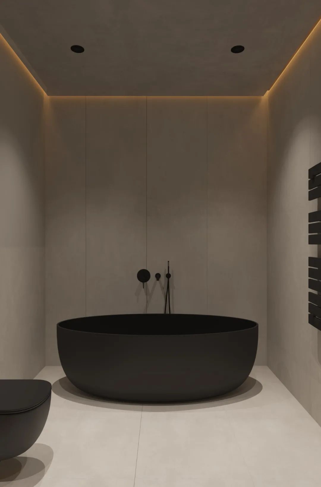 235㎡极简灰住宅丨DINARA YUSUPOVA-20