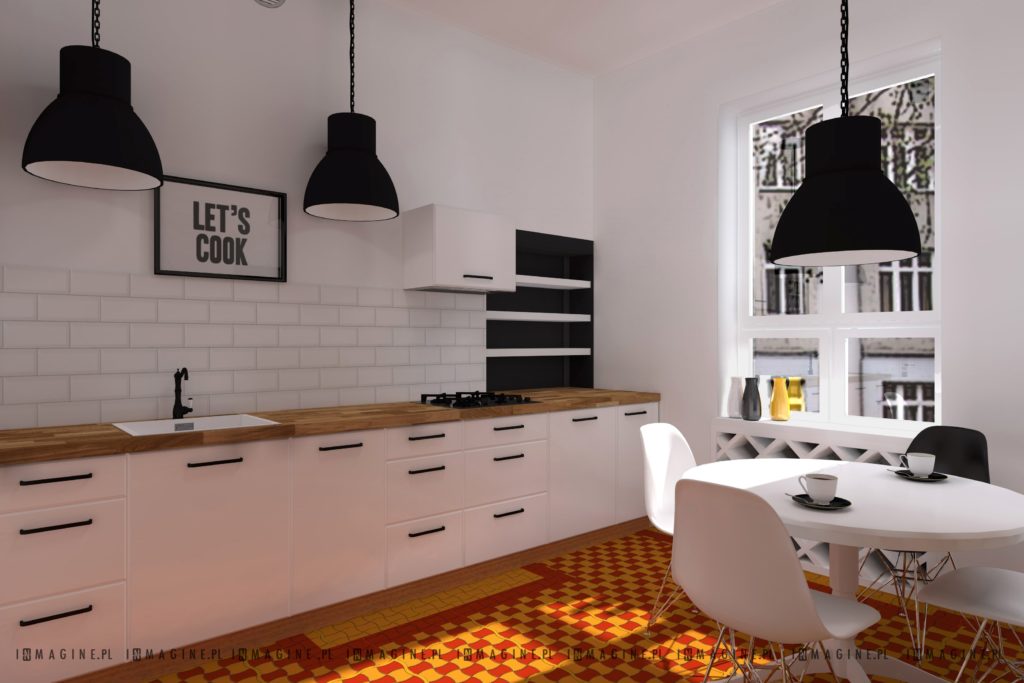 老公寓厨房室内设计项目丨波兰华沙丨InMAGINE（华沙室内建筑师,设计师）-2