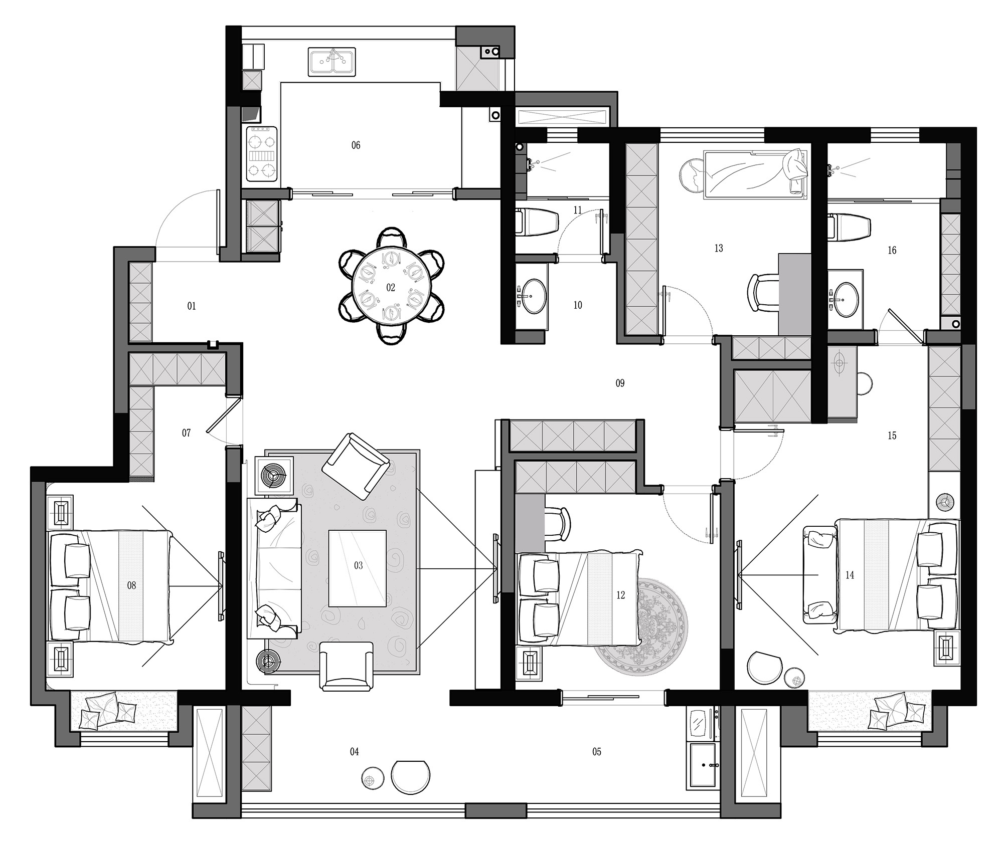 诗意的遐想丨中国宿迁丨久墨空间规划事务所-53
