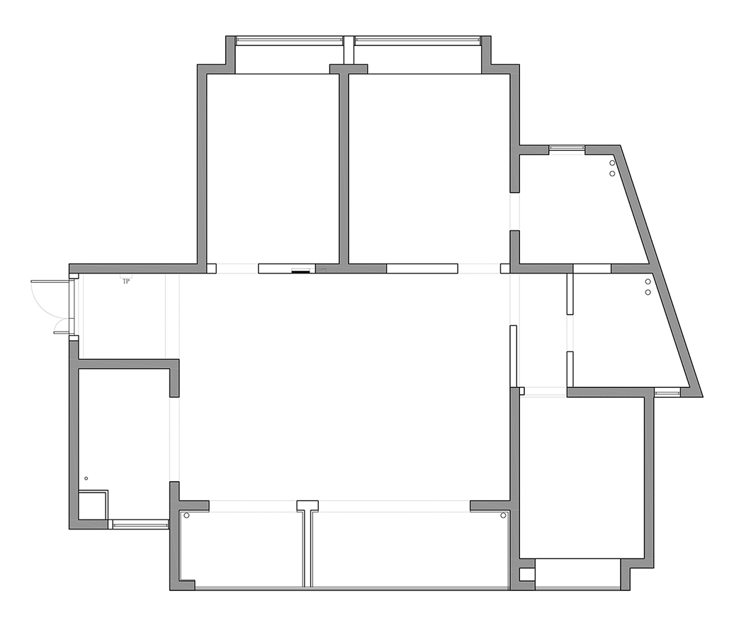 玻璃隔断打造宽敞明亮的极简大平层丨中国南京丨INGALLERY-62