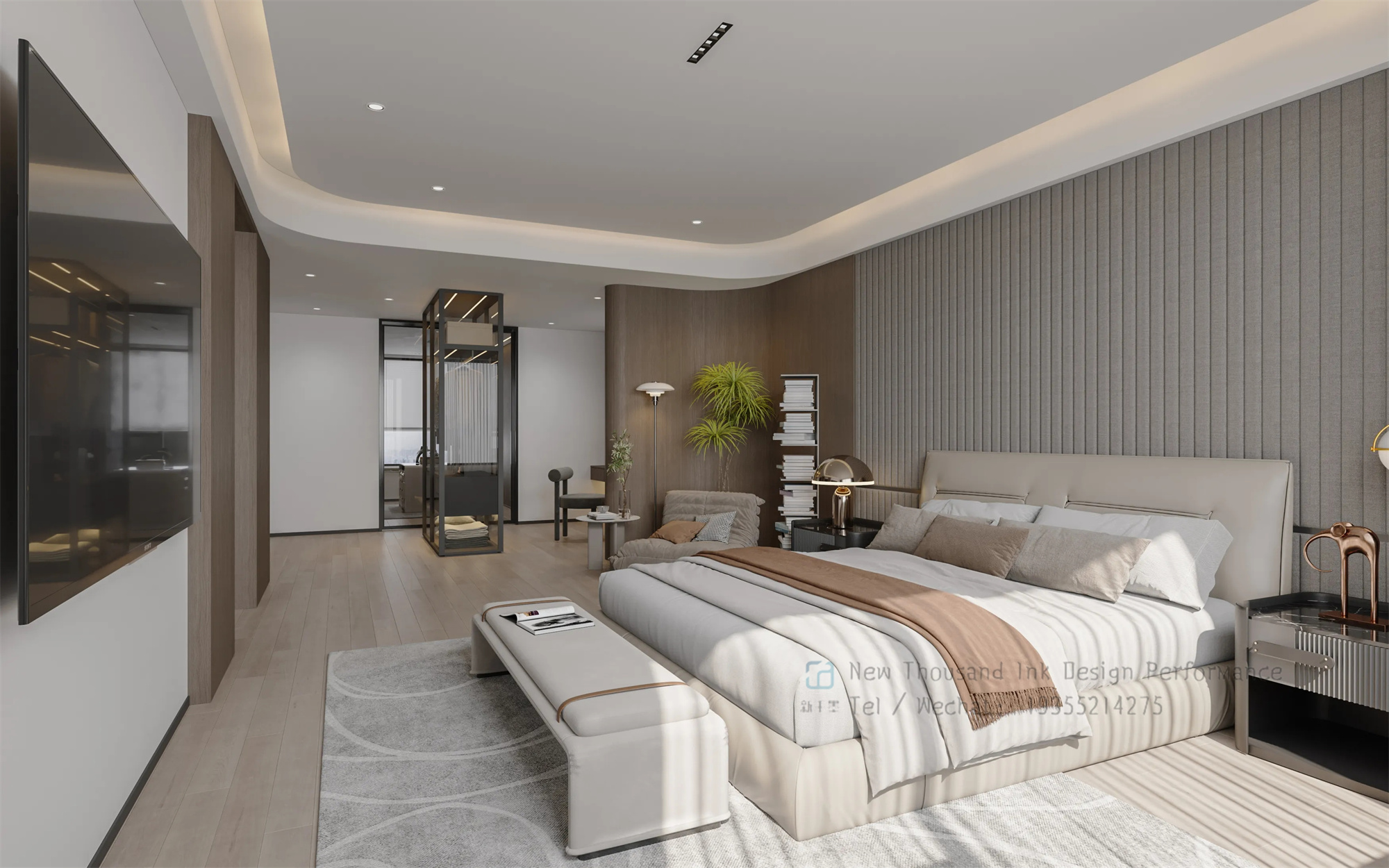 意式极简大平层，艺术和趣味的平衡与融合-9