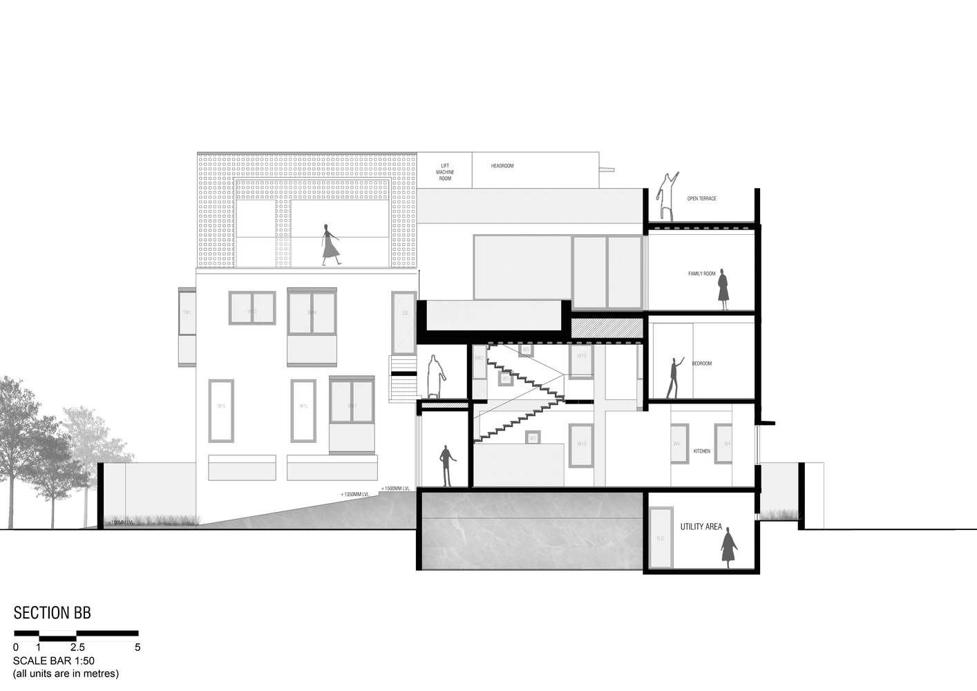 The Gully Home · 三层建筑中的垂直互联设计丨印度金奈丨ED+ Architecture-52