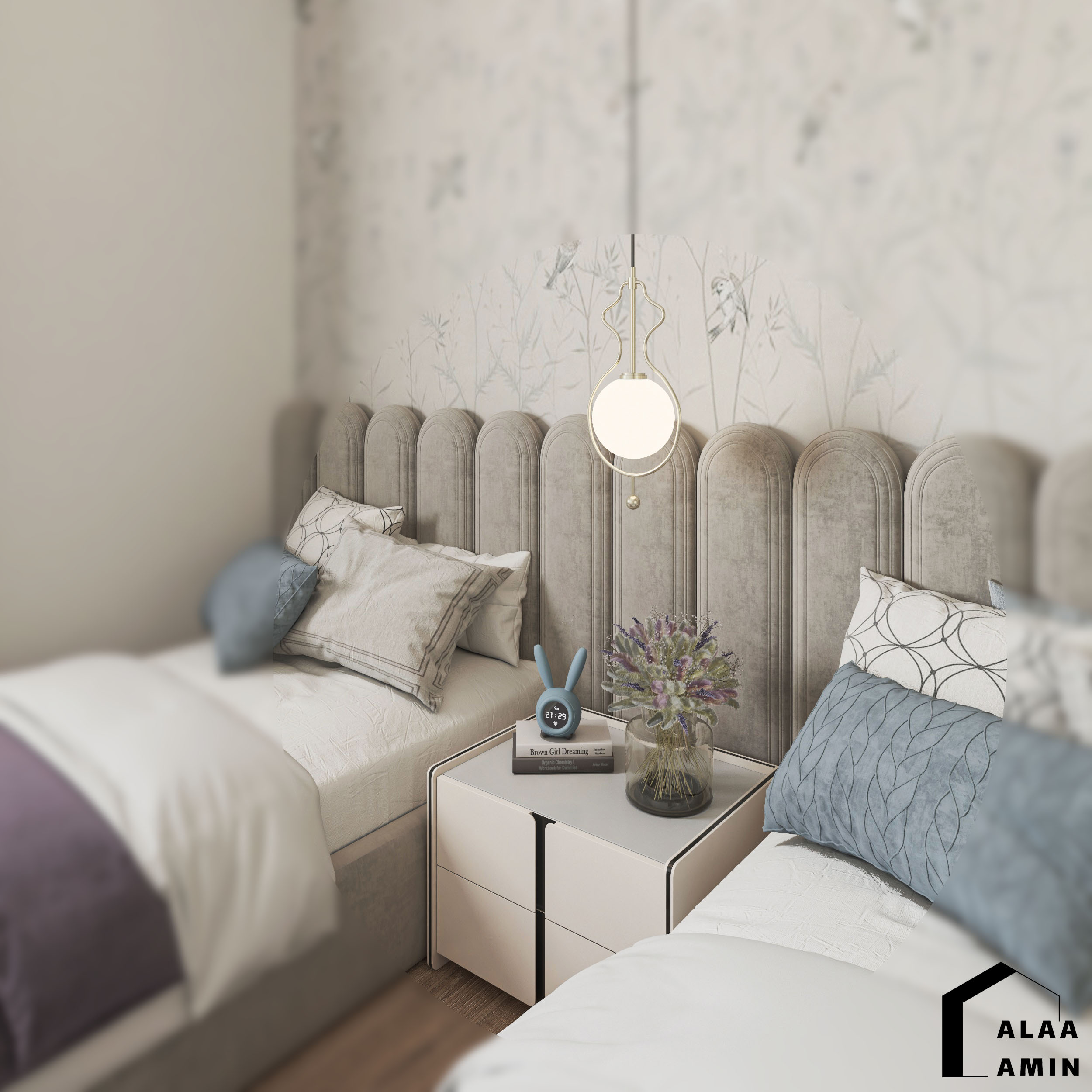 Modern Girls Bedroom-5