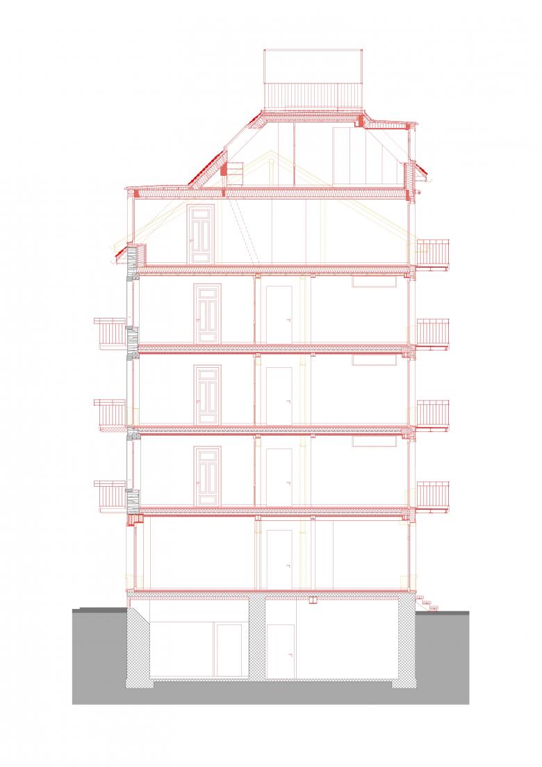 Beat Nievergelt丨Umbau und Aufstockung MFH Zwinglistrasse 18丨瑞士-16