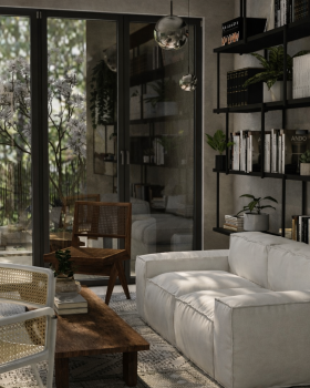 Modular house concrete design