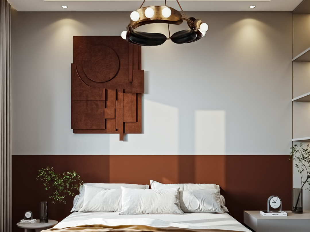 轻奢风三室空间设计丨中国渭南丨西安大小空间设计-14