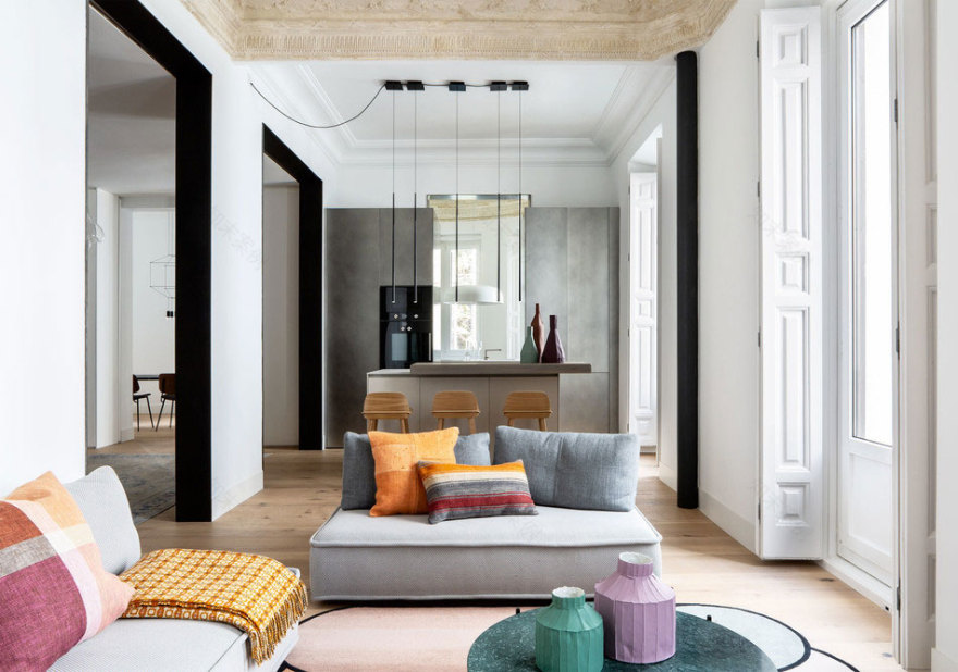 古韵新尚 | 马德里 150 年历史建筑中的现代公寓-3