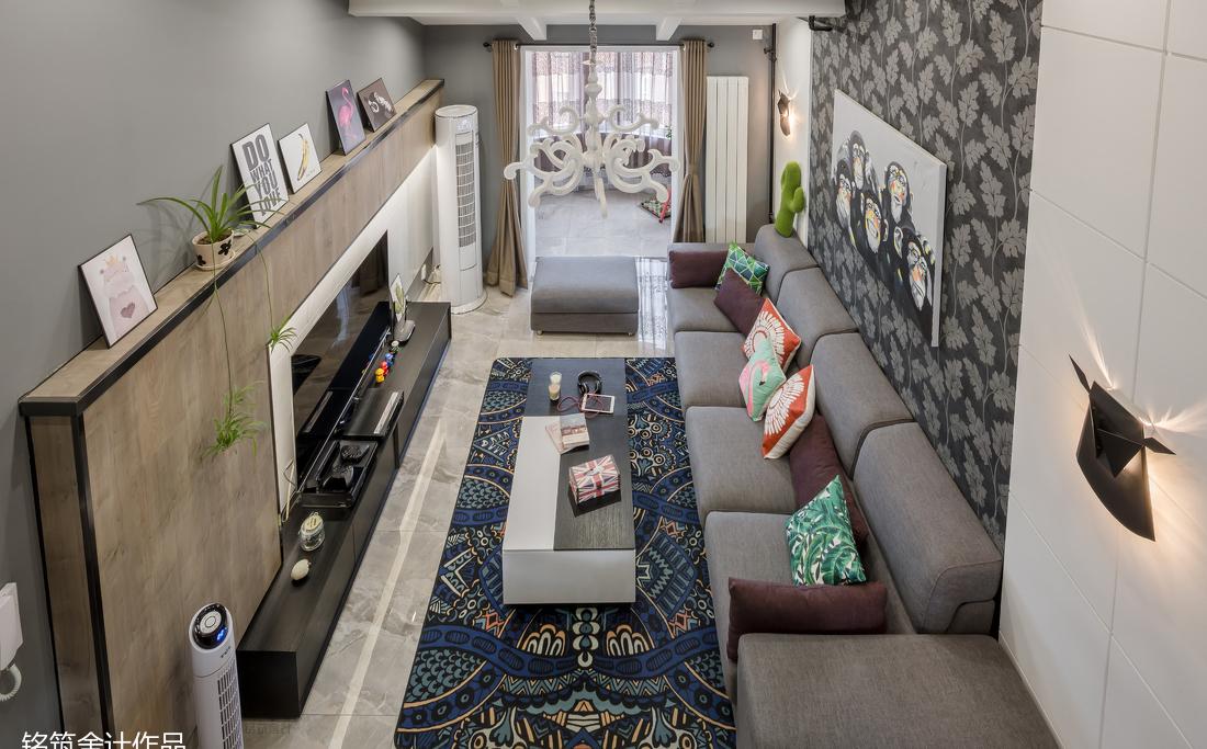 老房翻新变时尚居室,功能与美感兼具-10