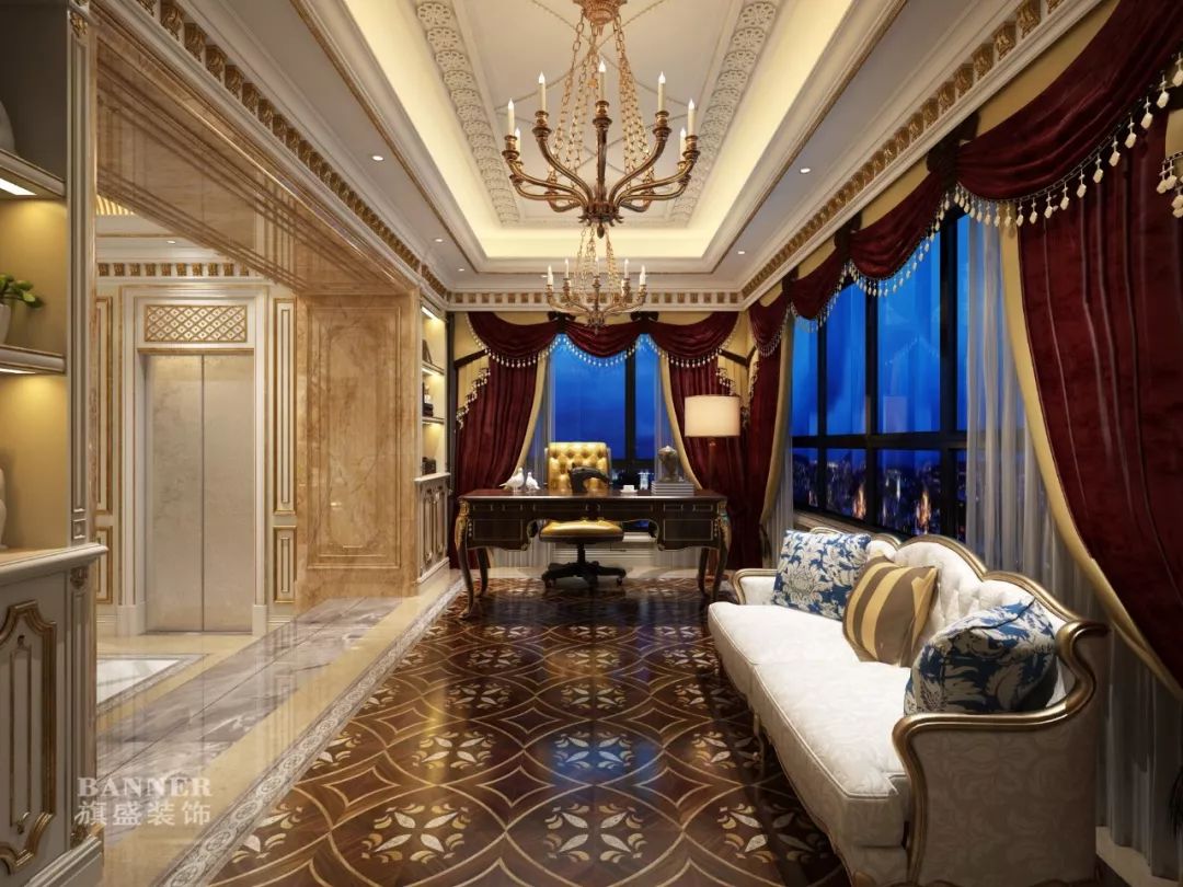 西安绿地生态城别墅 | 美式风格的家,温馨而典雅-127