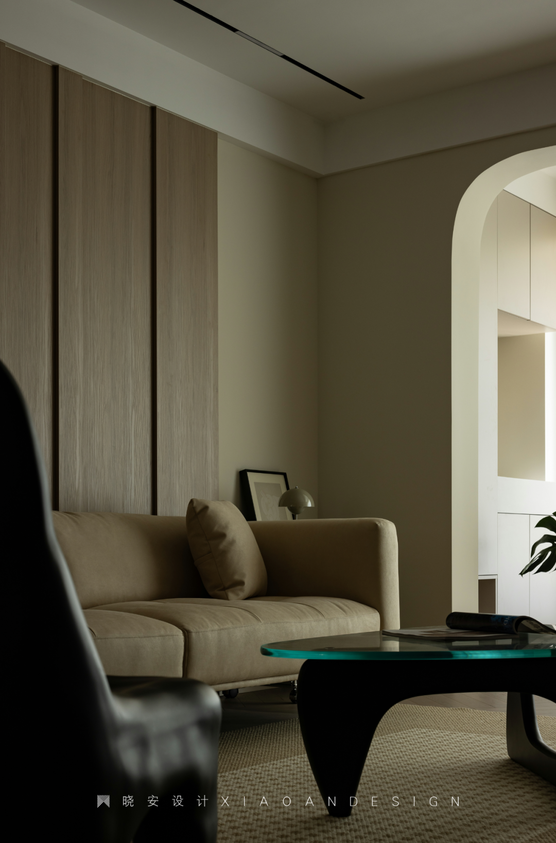 木元素++ 奶油质感私宅丨晓安设计-0