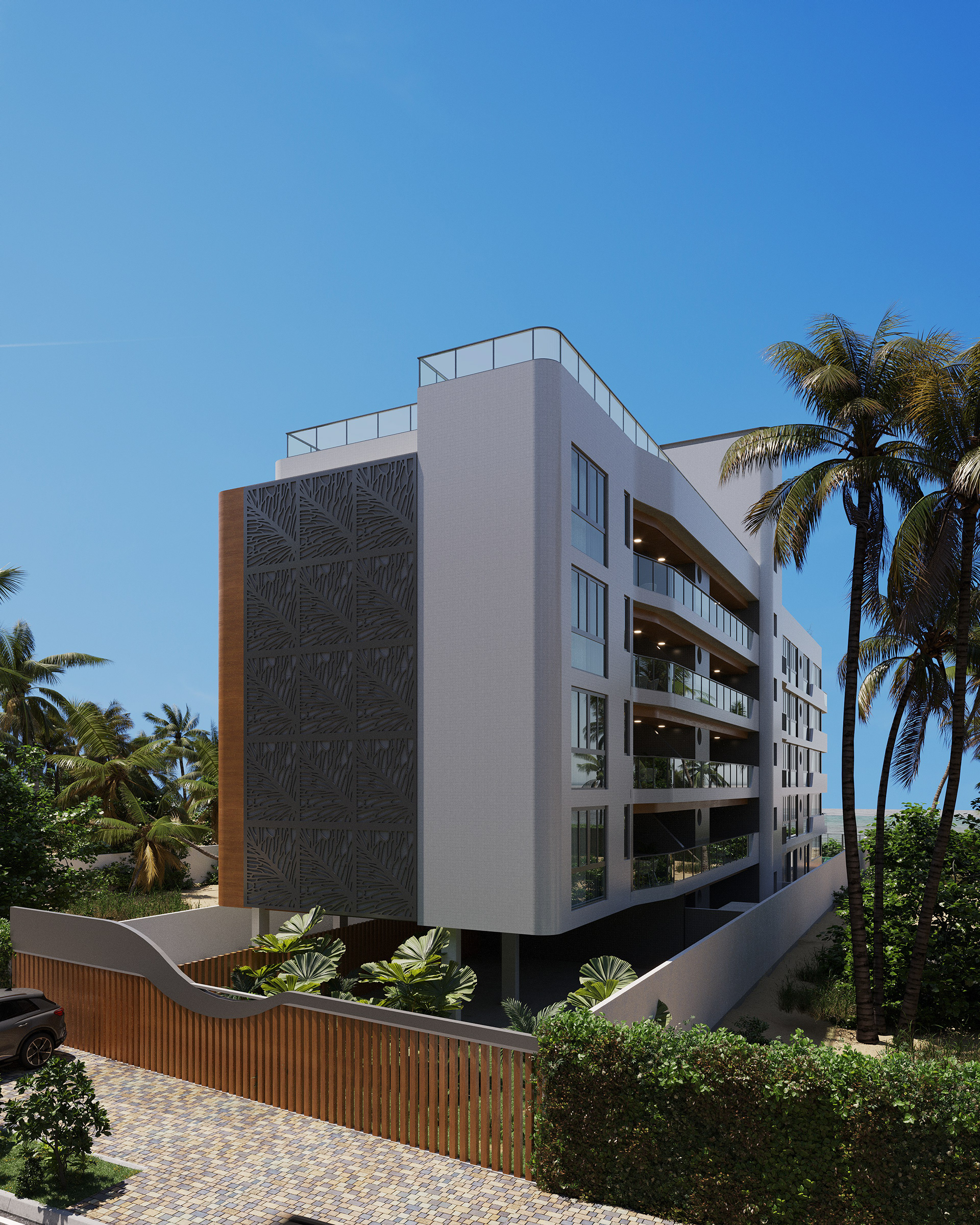 建筑海滩效果图-5