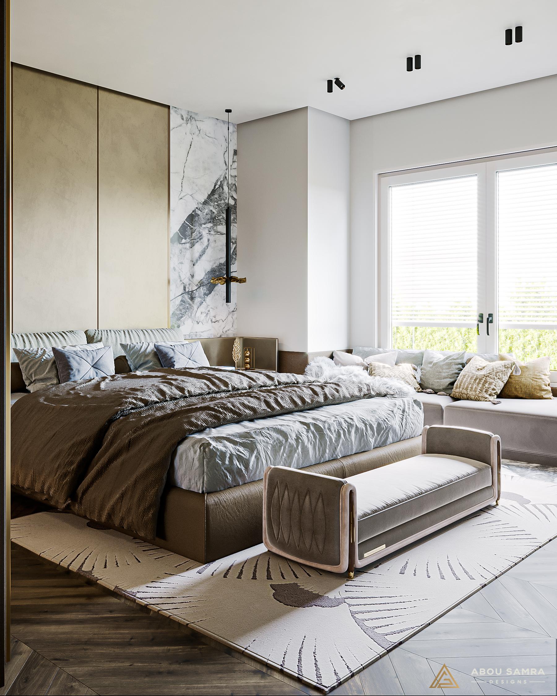 主卧室·海德公园丨埃及开罗丨Arch. Ahella Hamed-4