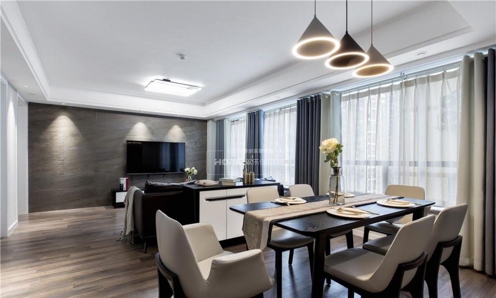 88 平现代简约家居,黑白灰变奏曲-27