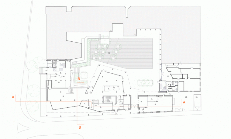 英国朴茨茅斯大学创意大楼-23