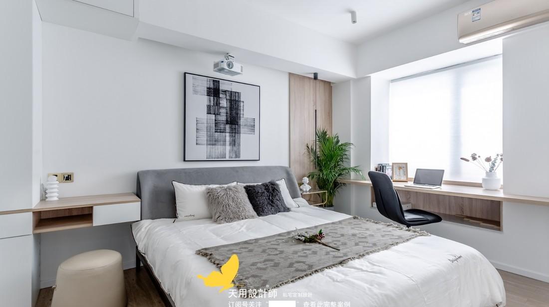 北欧现代简约风,两房改三房的实用与颜值在线设计-35