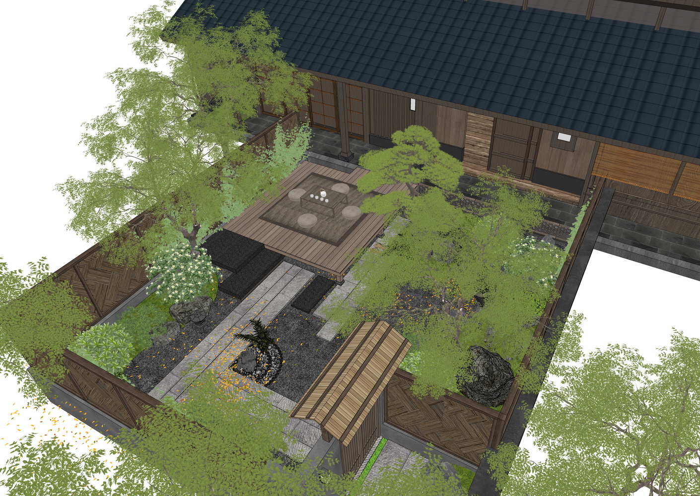 日式庭院景观-9