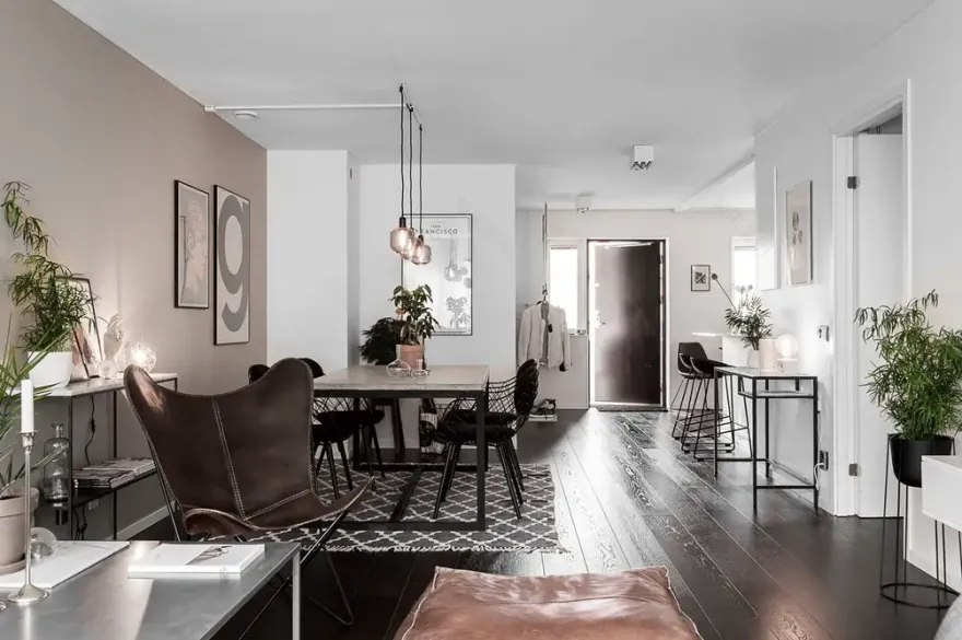 蓝调水泥公寓,打造温馨舒适家居空间-18