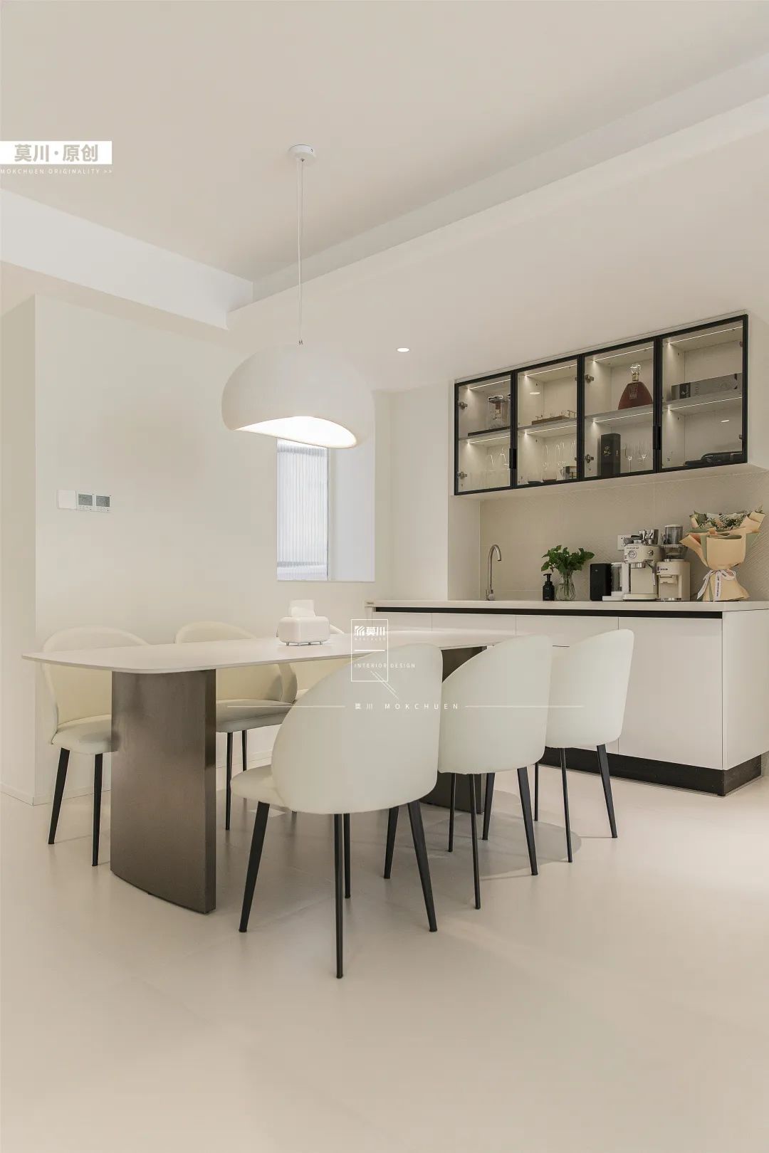 【莫川实景作品 | 厚德品园】断舍离+时代到来，极简奶油风格，化繁为简，更显设计功力-42