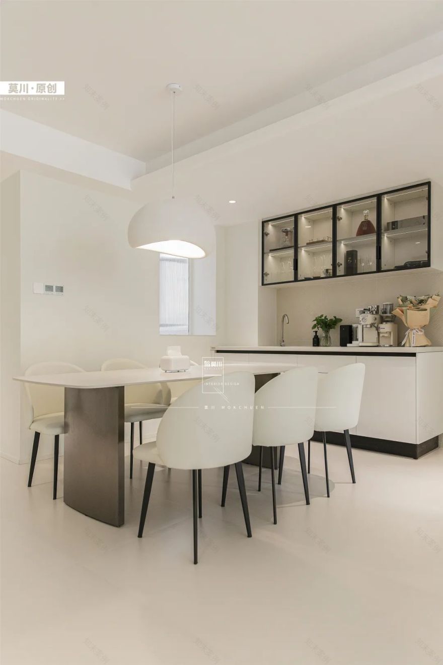 【莫川实景作品 | 厚德品园】断舍离+时代到来,极简奶油风格,化繁为简,更显设计功力-42