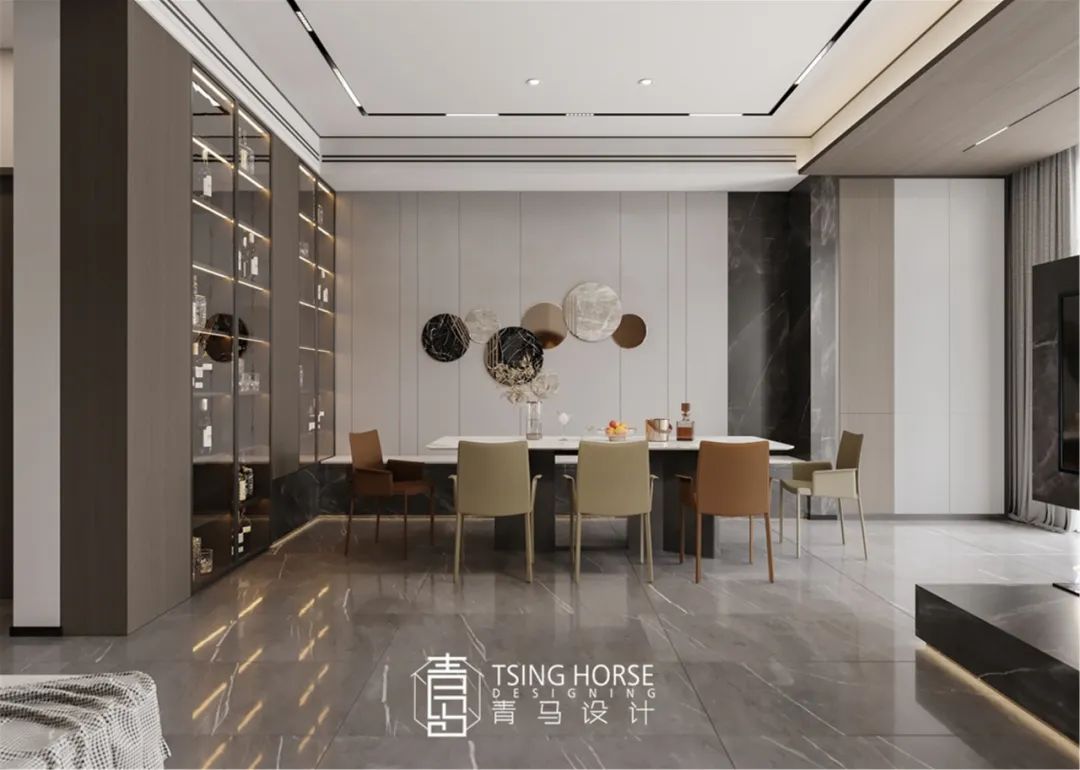 信达美墅现代简约复式空间设计丨青马别墅空间设计-57