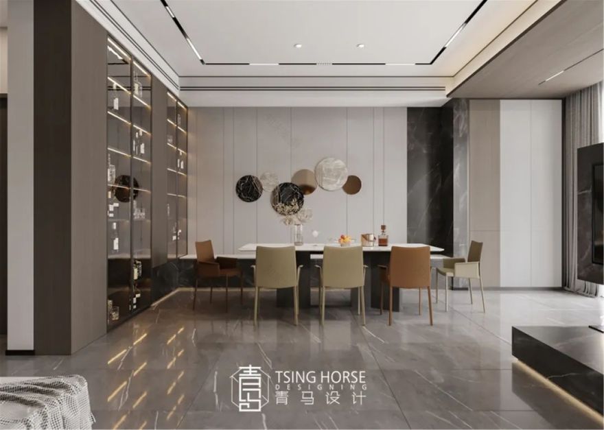 信达美墅现代简约复式空间设计丨青马别墅空间设计-57