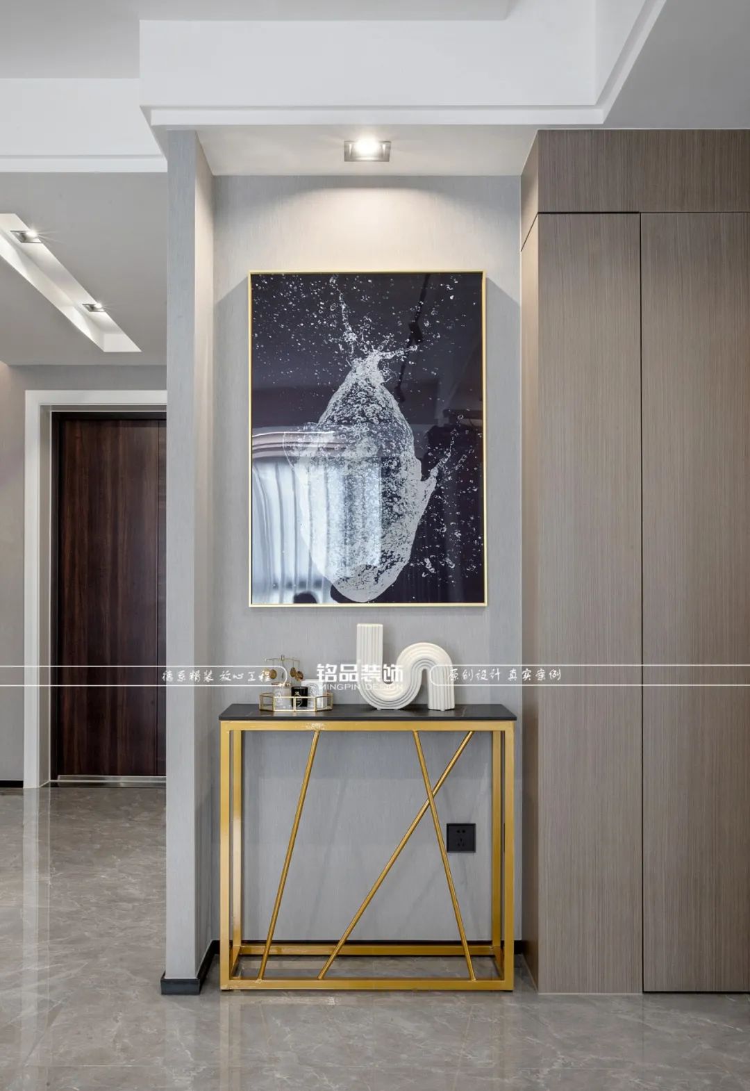 三堡家园现代轻奢风室内设计丨铭品装饰-21