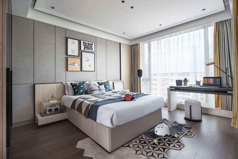 《湘江悦歌》 | 现代东方风情融入家庭度假空间-12