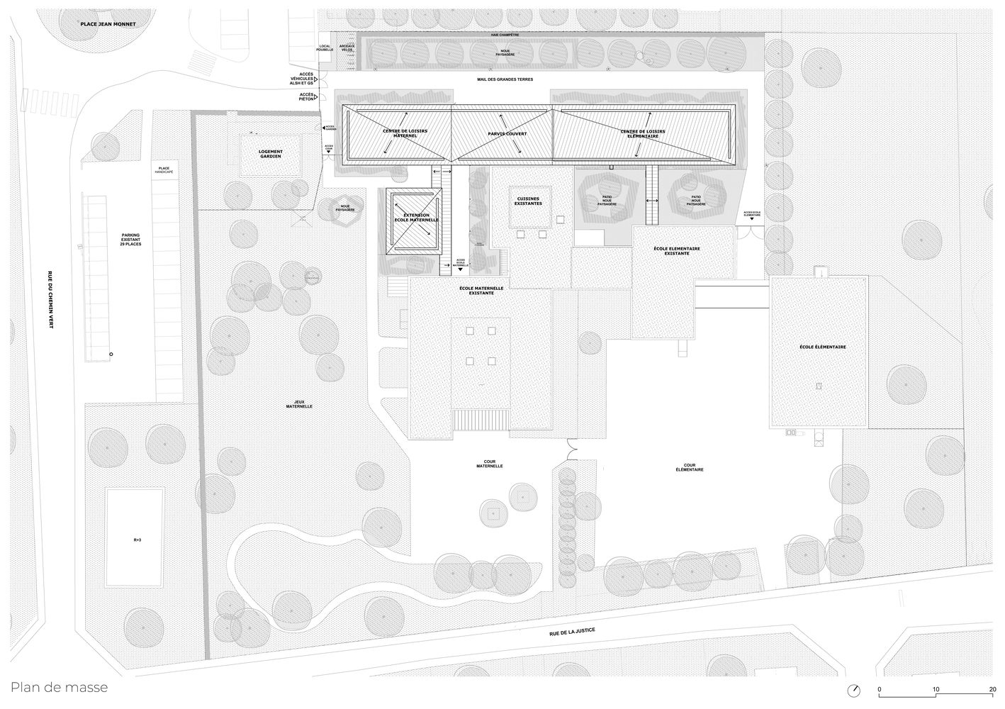 法国 Conflans-Sainte-Honorine 休闲中心与小学扩建项目-18