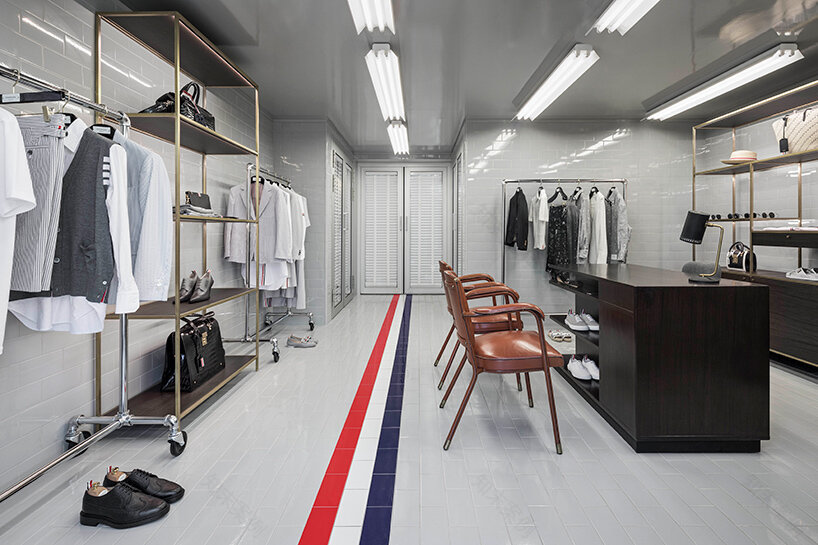 法国圣特罗佩的 Thom Browne 网球专业商店丨ASA studio albanese-13