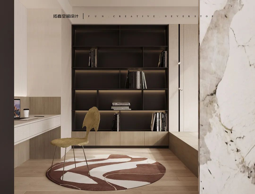 绍兴香湖郡 180㎡现代中式家居设计,尽显雅致生活-15