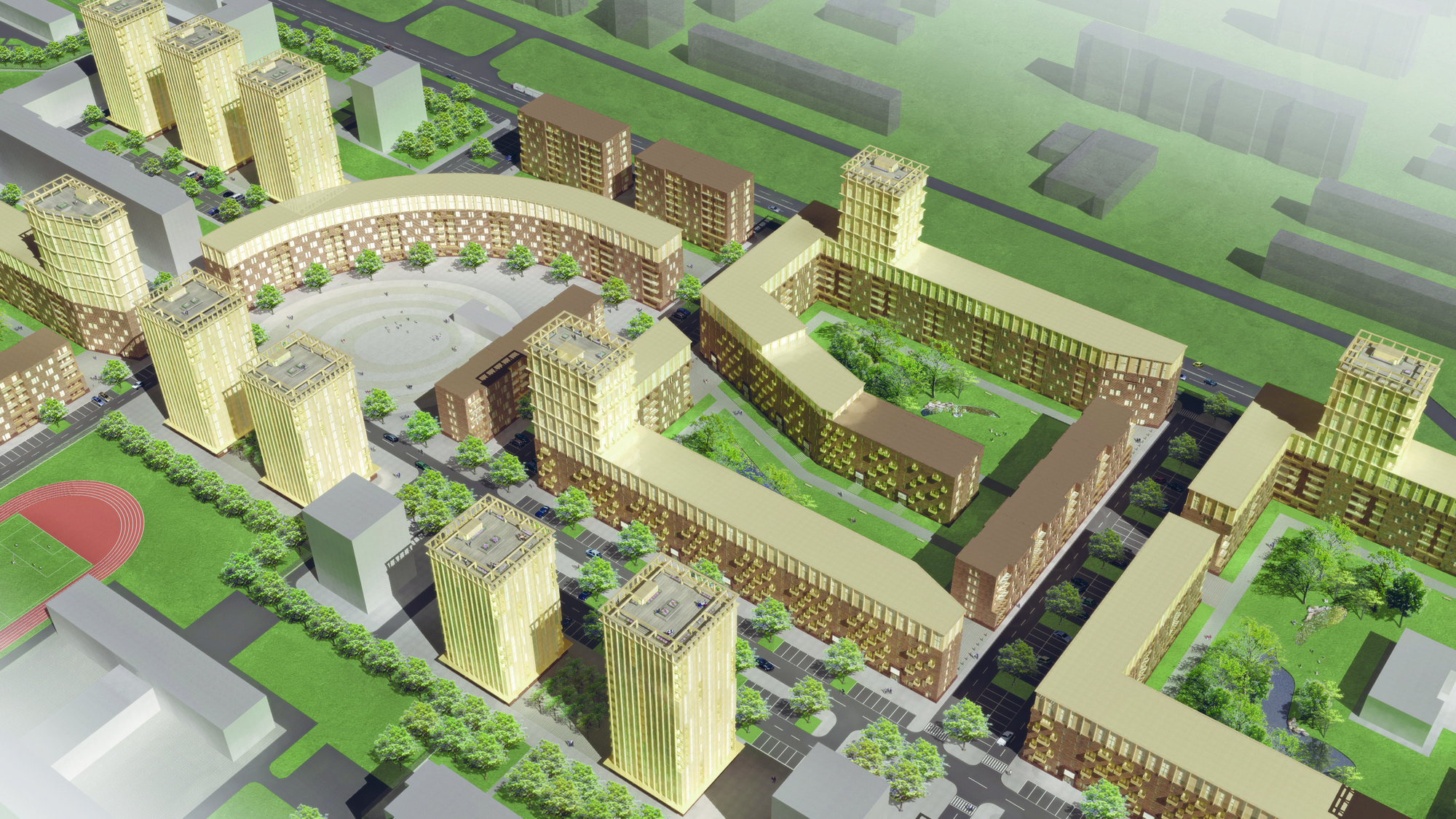 St. Petersburg Sosnovaya Polyana 7–17 Masterplan ← Works ← Henley Halebrown-18