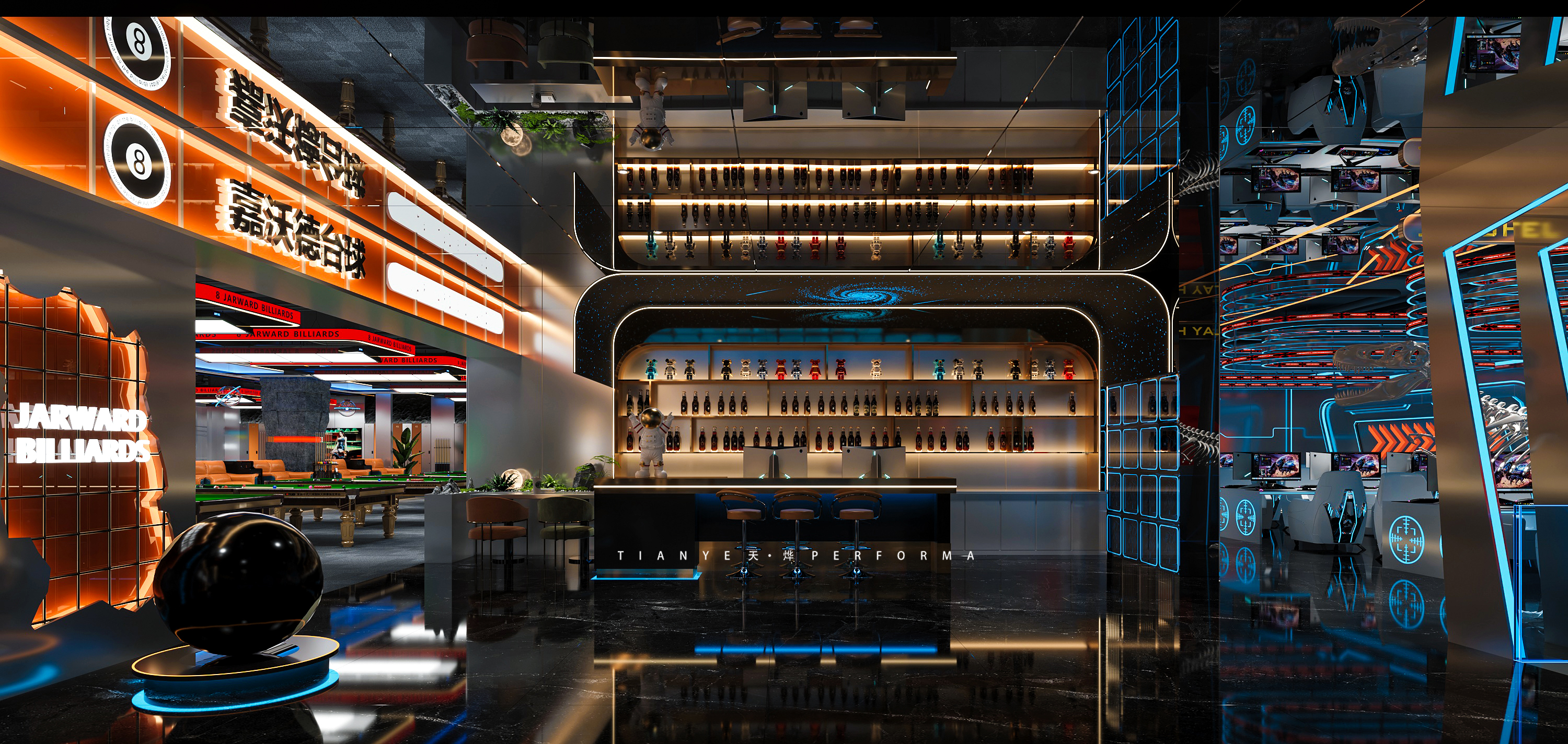 网吧台球室-11