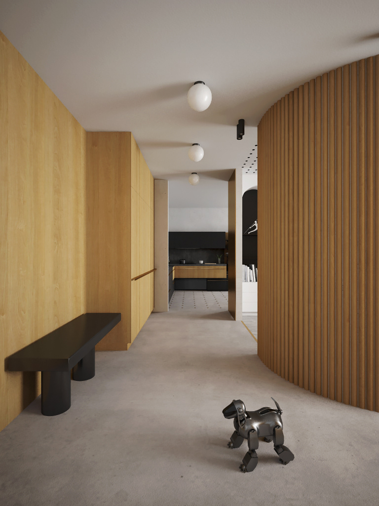 81平现代简约--动线空间                     -3