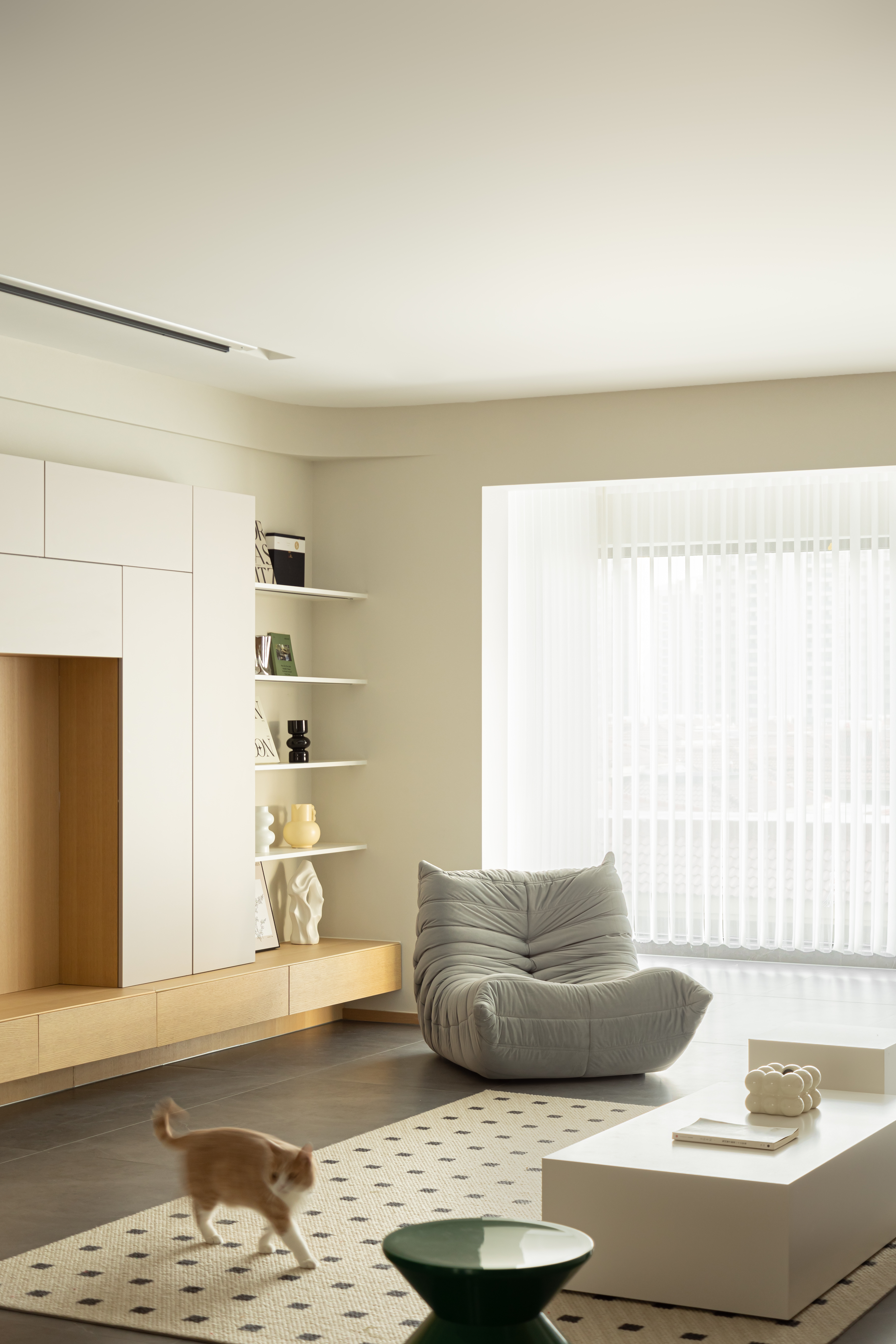 NEI以内新作 | 住宅实景 | 270㎡打造原木色系温馨感-2