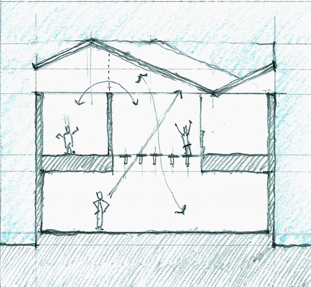 折纸式蝶形屋顶住宅-35