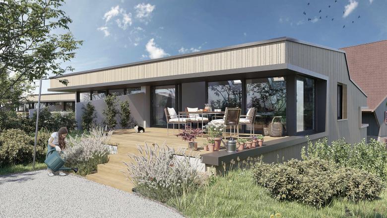 Hohermuth Architektur丨Überbauung Oberdorf丨瑞士-3