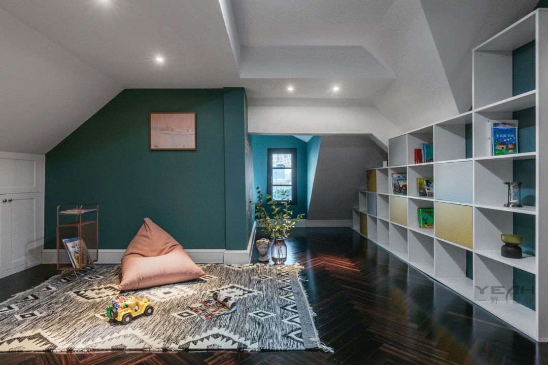 中南雅苑 | 140m² | 美式风格 | 奶油蓝与火烈鸟粉的完美融合-30