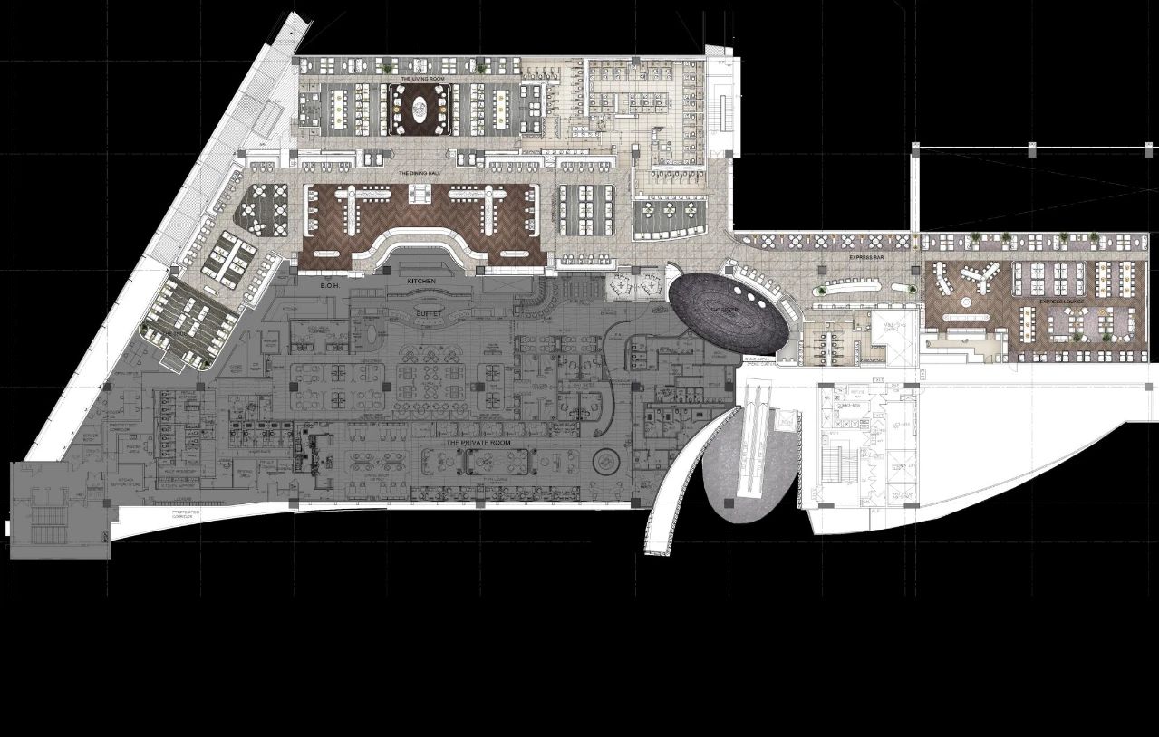 新加坡航空樟宜机场休息室丨HBA-31