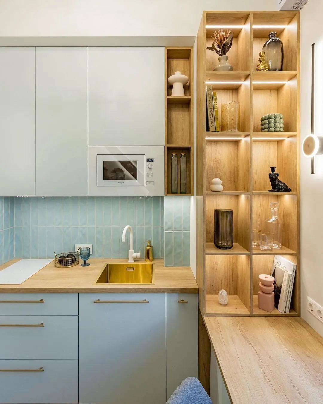 14㎡迷你型公寓设计丨Polina Andreeva-15