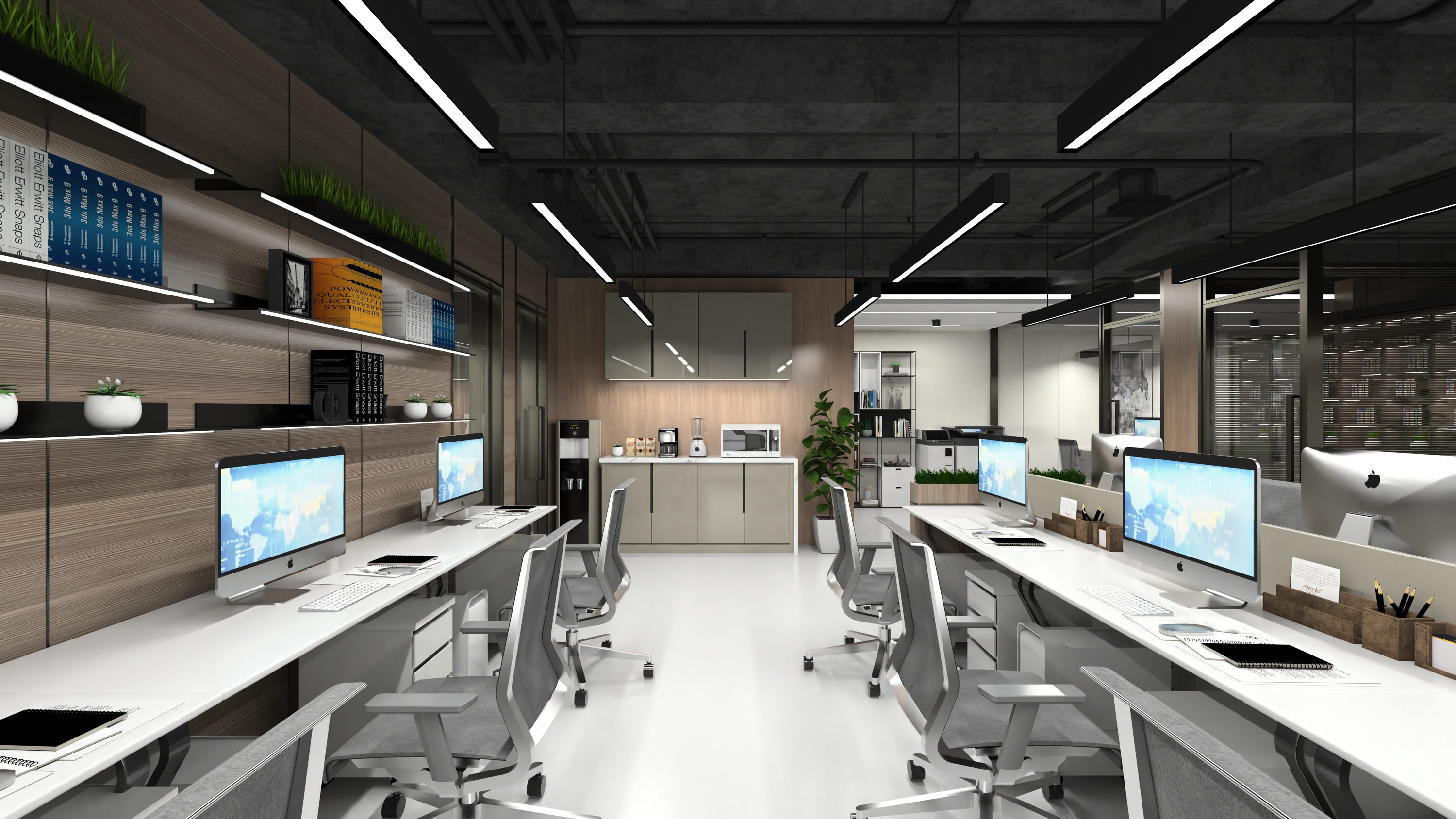 大学生创业中心办公室改造-5