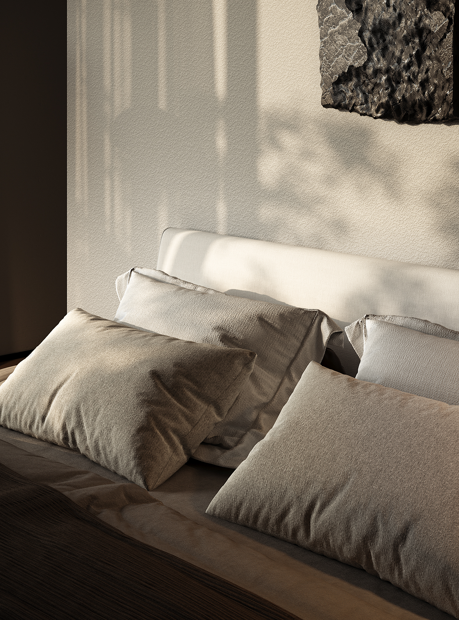 超有氛围感的卧室丨孔令现-6