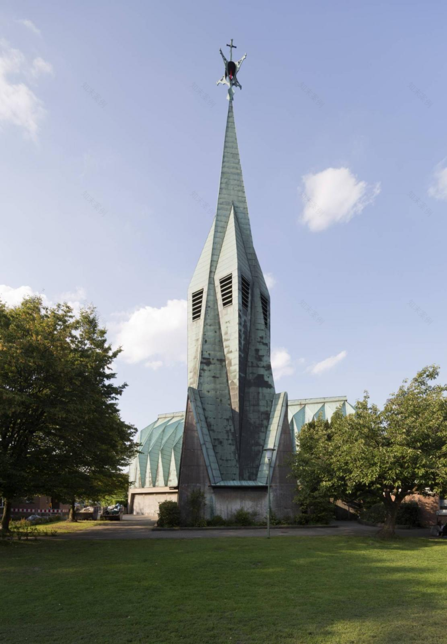 Fritz Schaller 的现代主义宗教建筑 | St. Paulus Neuss 教堂与 Trauerhalle Melaten-Friedhof 殡仪馆-12