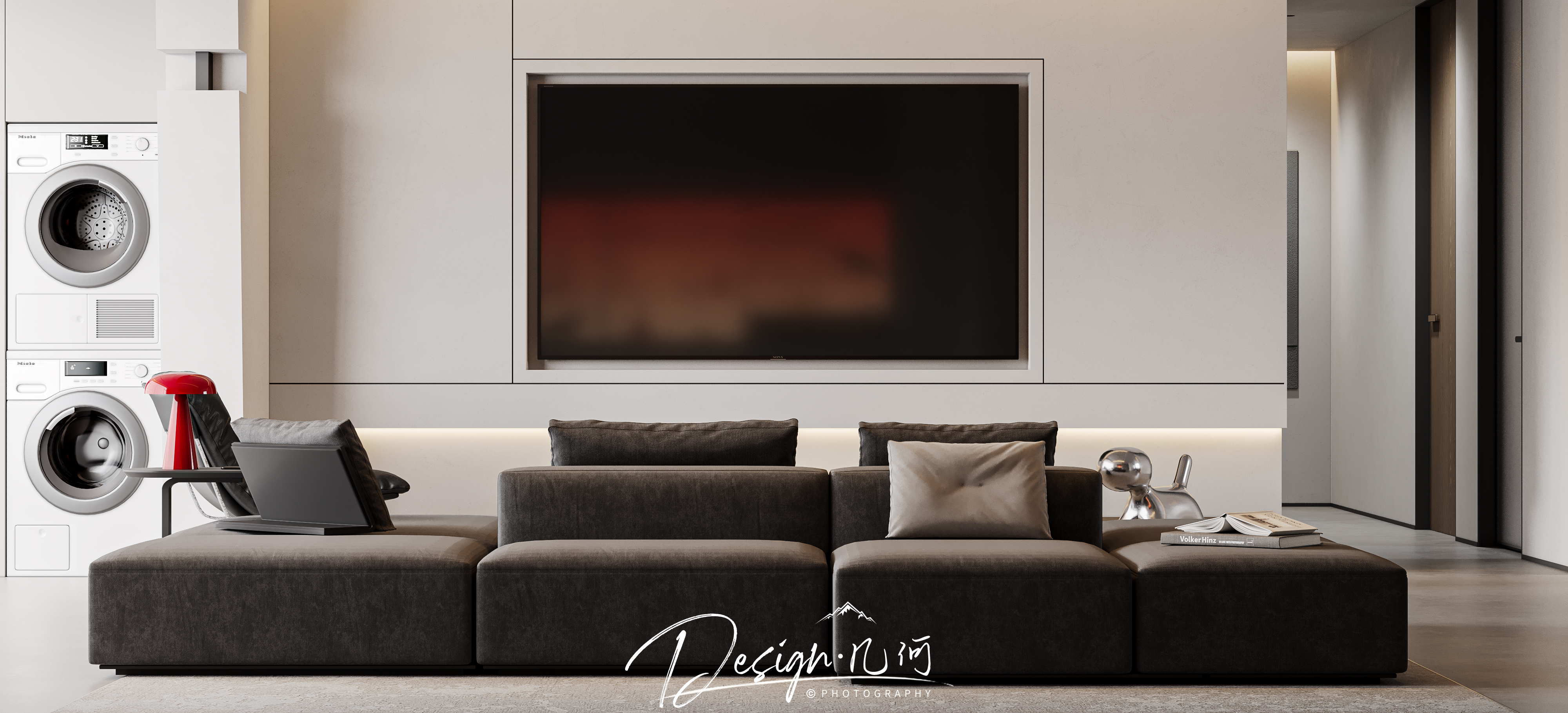 几何空间视觉表现 | 星海国际现代客餐厅（日景）-31