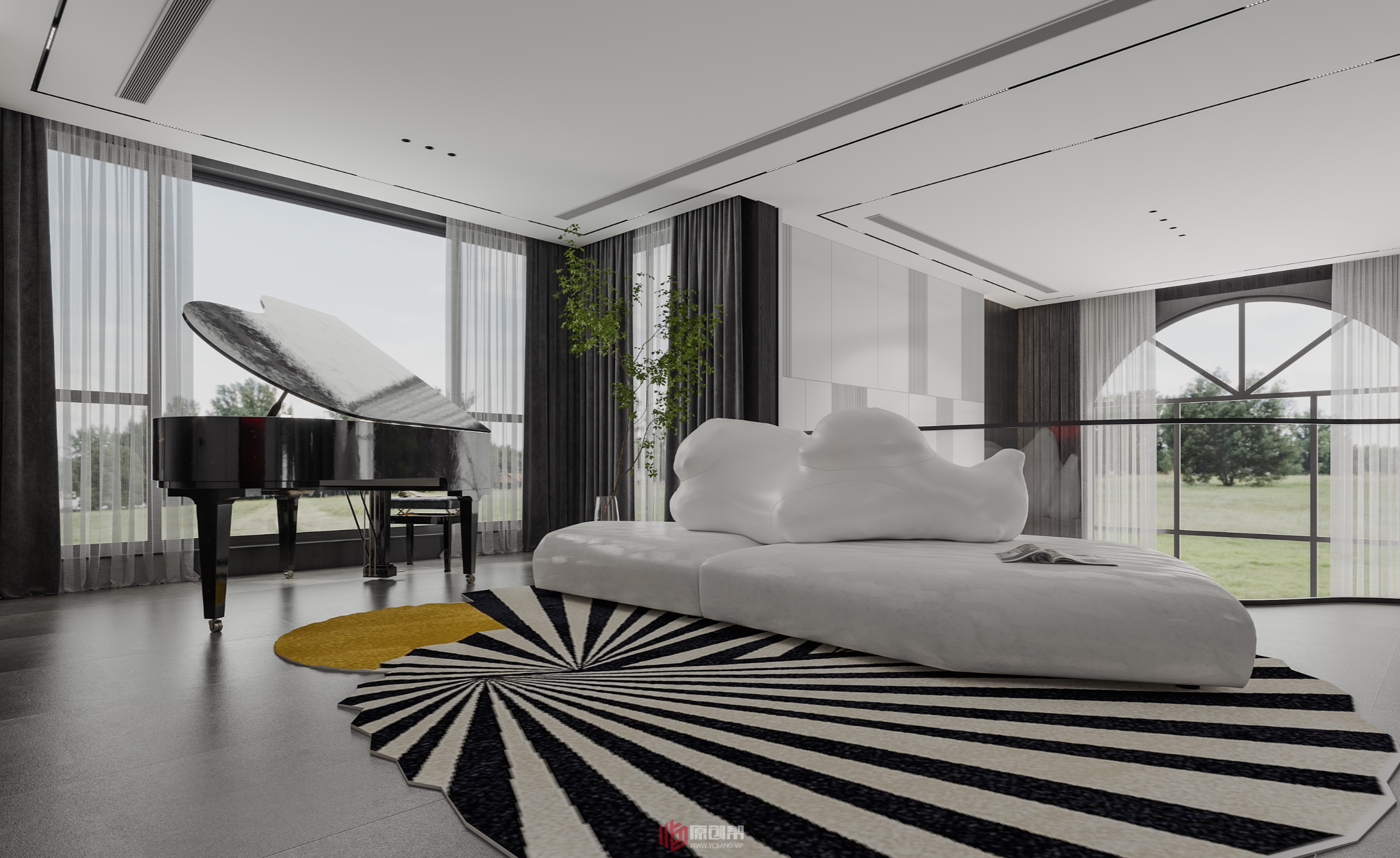 现代风格办公室设计丨原创帮（设计帮）-7